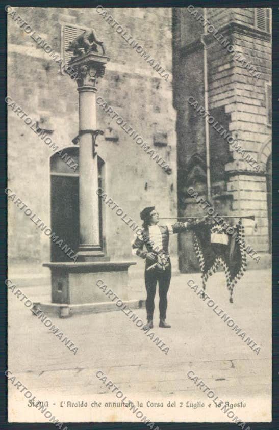 Siena Palio cartolina MV0438 – fronte