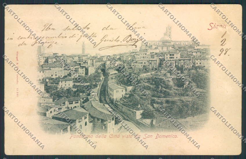 Siena ABRASA cartolina MV0443 – fronte
