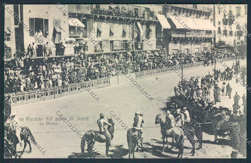 Siena Palio cartolina MV0465 – fronte