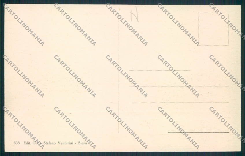 Siena Filovia Valli cartolina MV0467 – retro