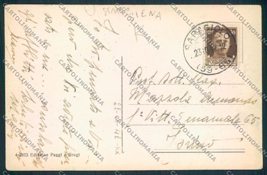 Siena PiancastagnaioSTRAPPINO cartolina MV0514 – retro