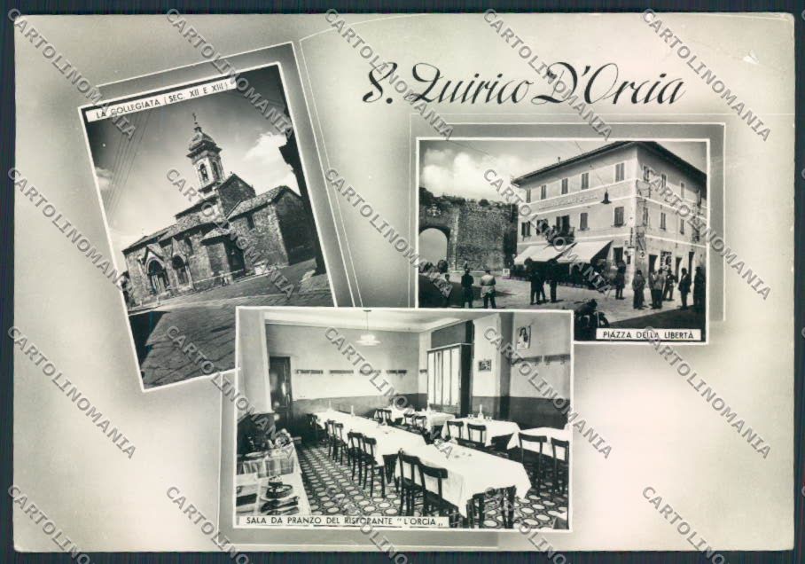 Siena S.Quirico Orcia PIEGHINA Foto FG cartolina MV0522 – fronte