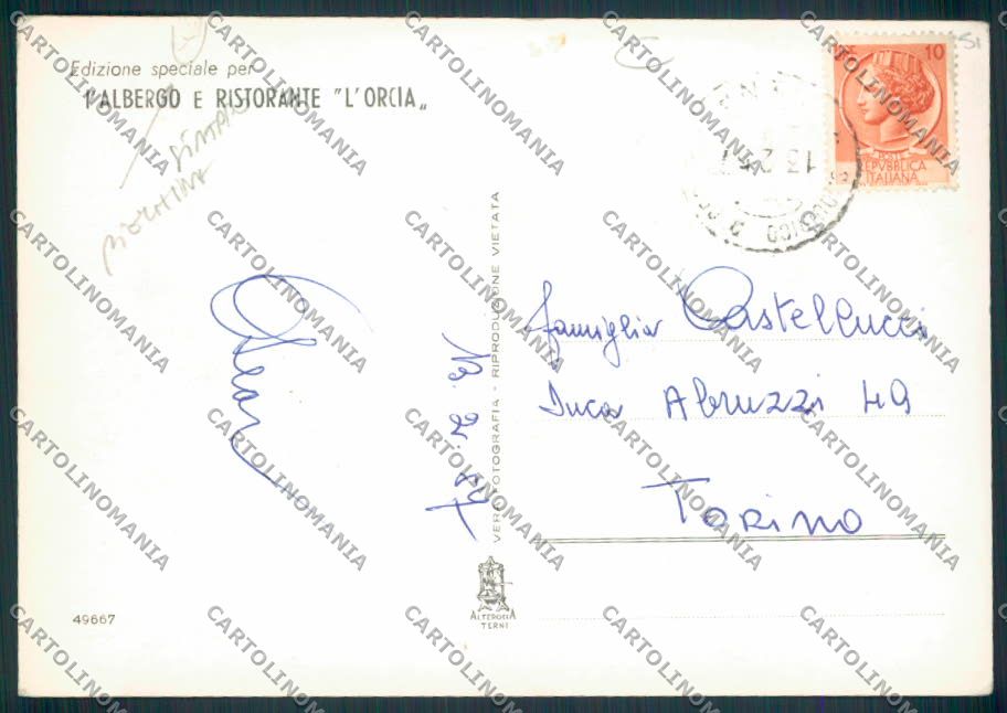 Siena S.Quirico Orcia PIEGHINA Foto FG cartolina MV0522 – retro