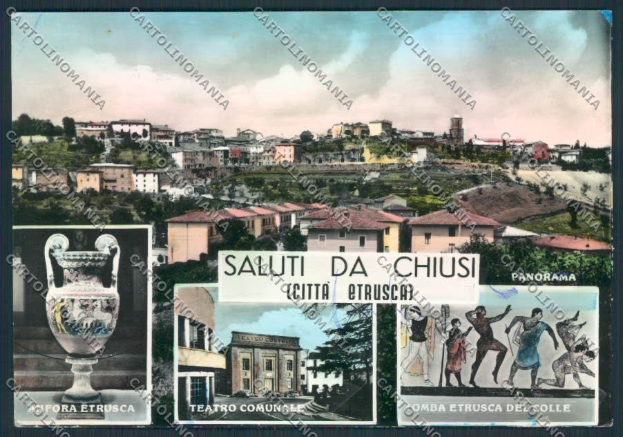 Siena Chiusi Foto FG cartolina MV0524 – fronte