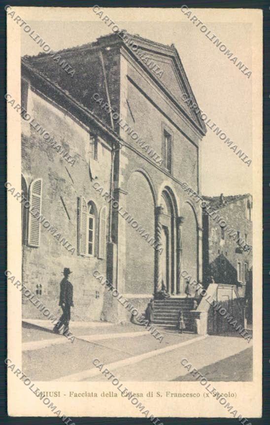 Siena Chiusi cartolina MV0552 – fronte