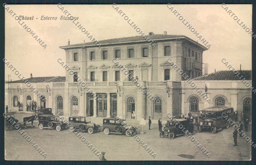 Siena Chiusi Stazione Corriera cartolina MV0565 – fronte