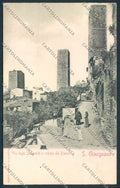 Siena San Gimignano cartolina MV0583 – fronte