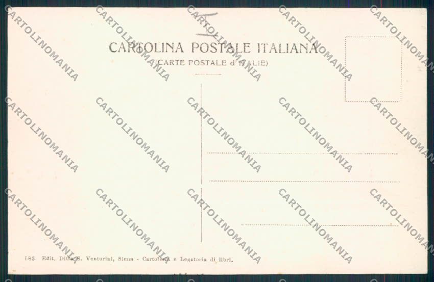 Siena San Gimignano cartolina MV0585 – retro