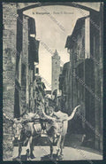Siena San Gimignano cartolina MV0586 – fronte