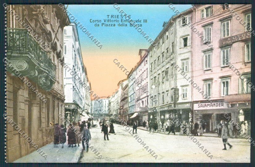 Trieste cartolina MV0596 – fronte