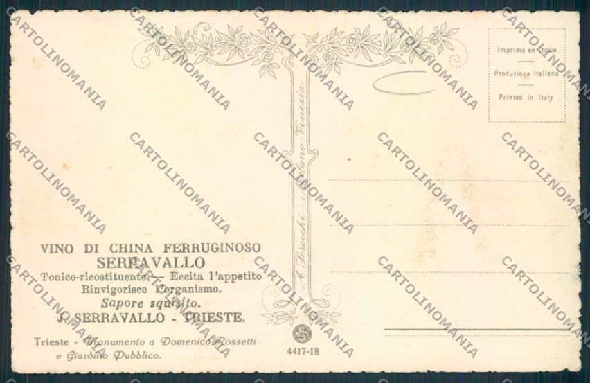 Trieste Tram cartolina MV0600 – retro