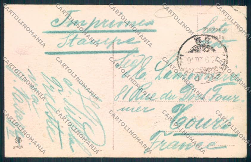 Trieste San Giusto cartolina MV0605 – retro