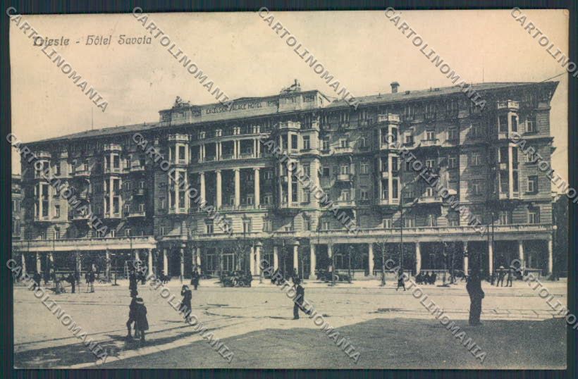Trieste RIFILATA cartolina MV0635 – fronte