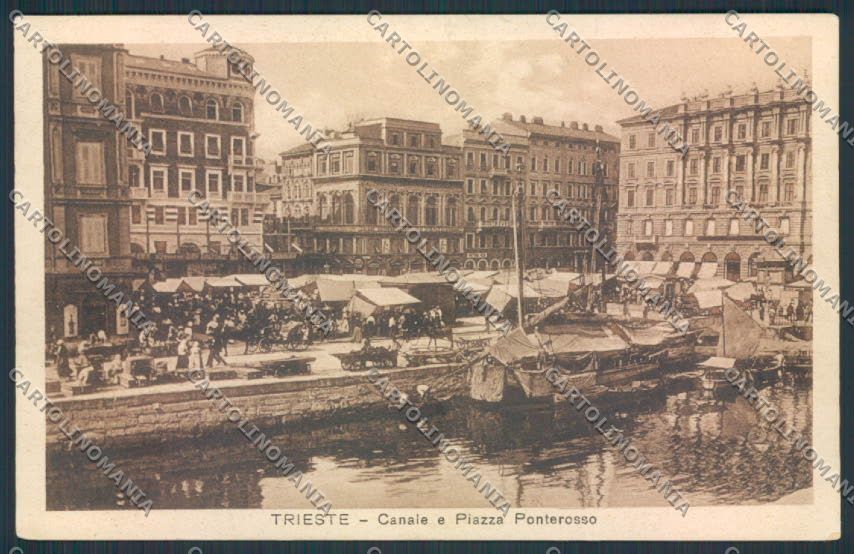 Trieste Mercato cartolina MV0636 – fronte