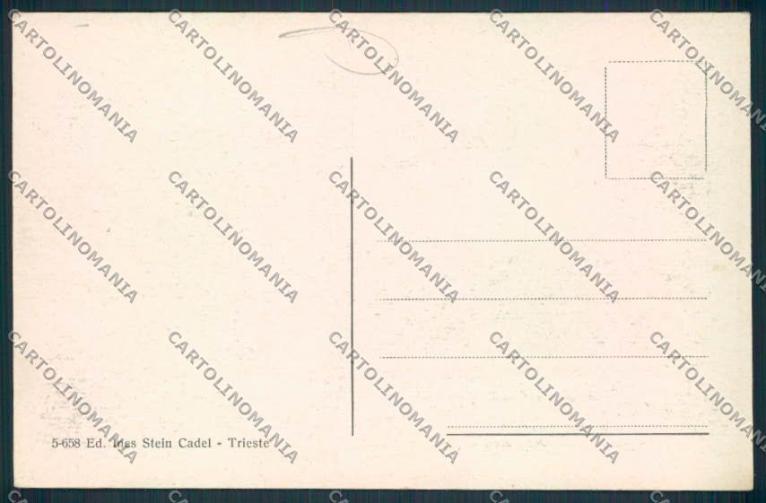 Trieste Battello cartolina MV0638 – retro