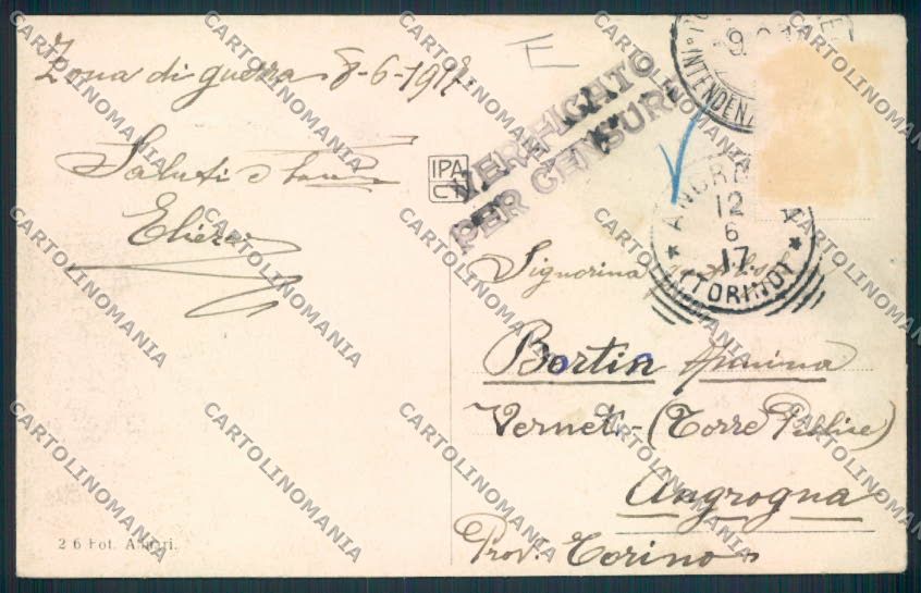 Trieste cartolina MV0652 – retro