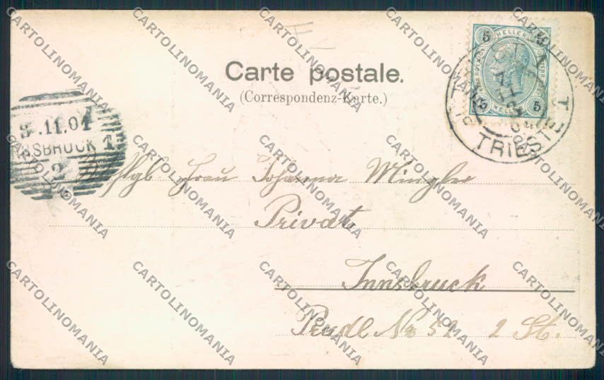 Trieste cartolina MV0656 – retro