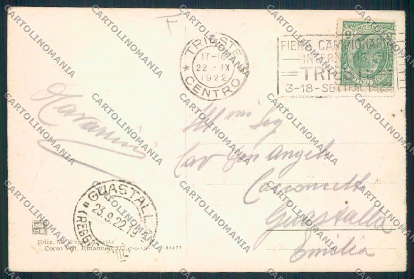 Trieste cartolina MV0662 – retro