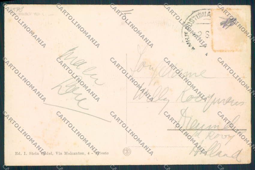Trieste Monfalcone cartolina MV0675 – retro