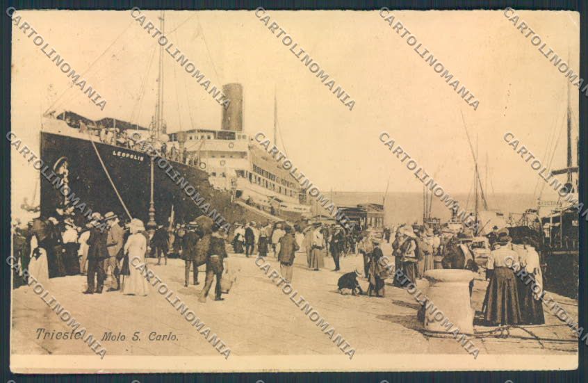 Trieste cartolina MV0676 – fronte