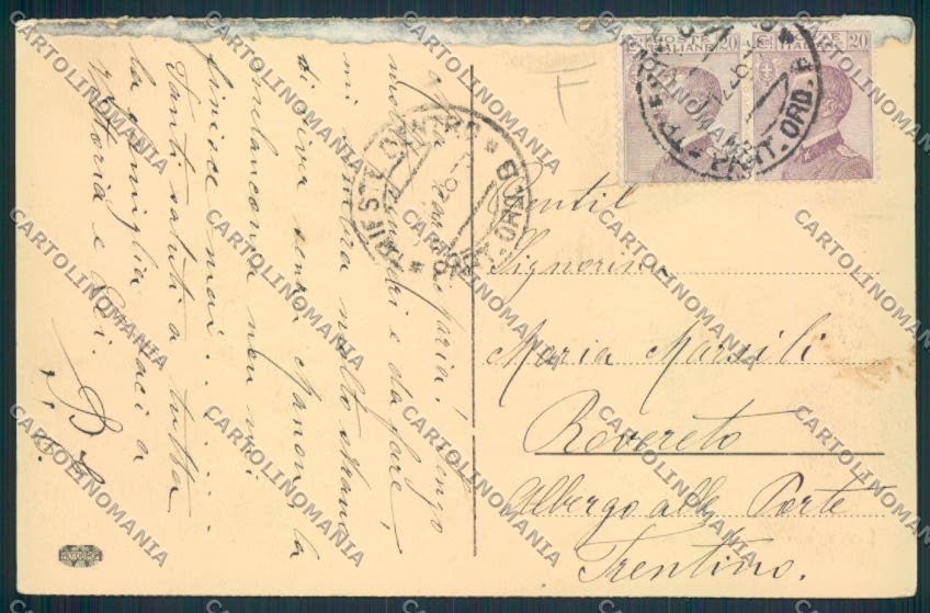 Trieste cartolina MV0676 – retro