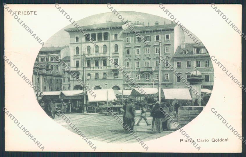 Trieste Mercato cartolina MV0677 – fronte