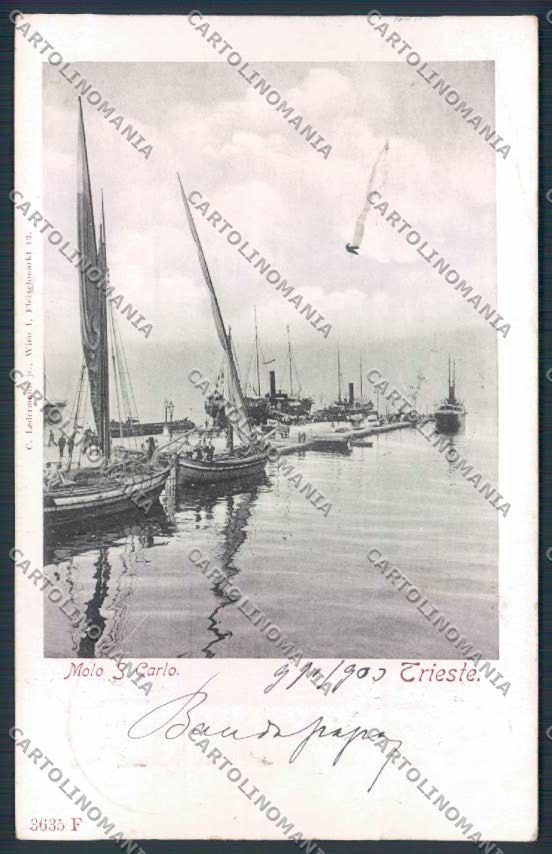 Trieste cartolina MV0685 – fronte