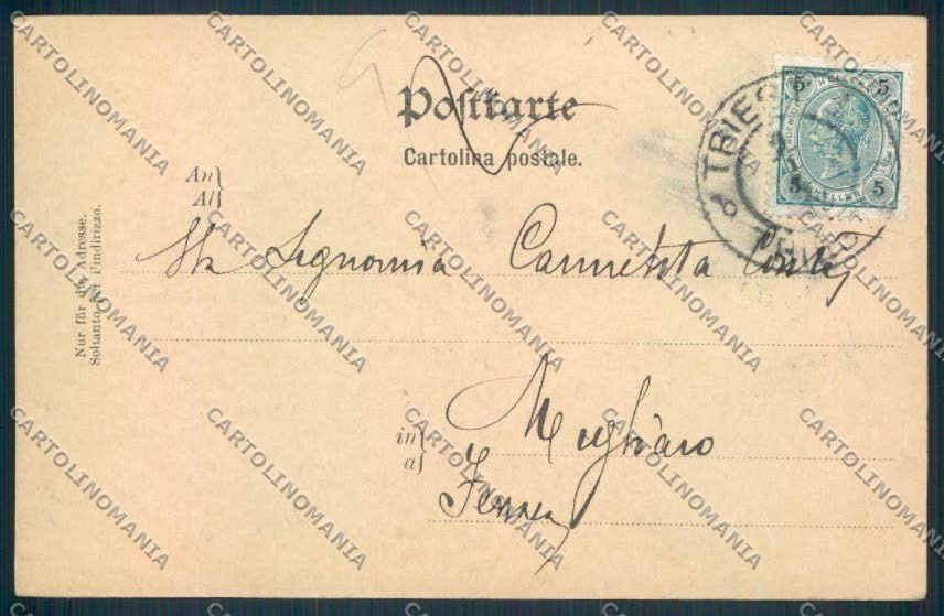 Trieste cartolina MV0685 – retro
