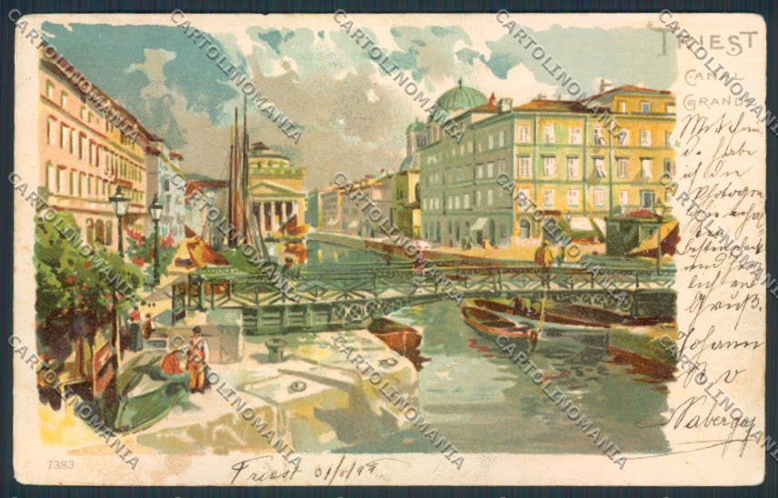 Trieste PIEGATA cartolina MV0699 – fronte