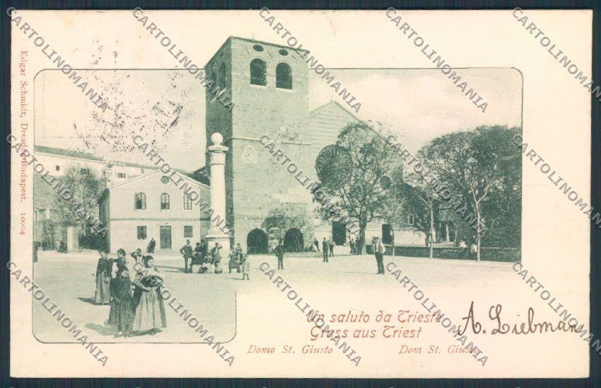 Trieste San Giusto Gruss cartolina MV0719 – fronte