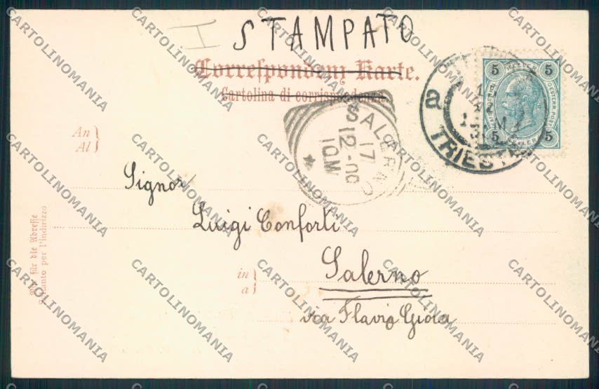 Trieste San Giusto Gruss cartolina MV0719 – retro