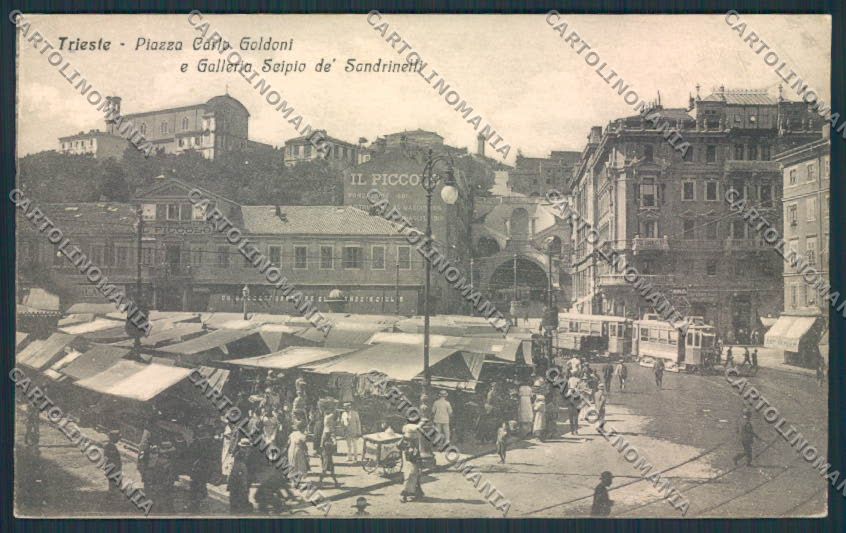Trieste Mercato cartolina MV0720 – fronte