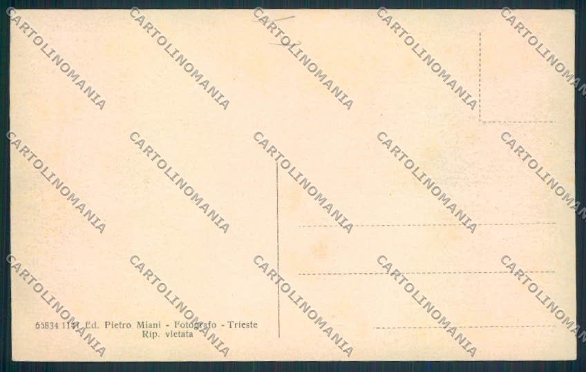 Trieste Mercato cartolina MV0720 – retro