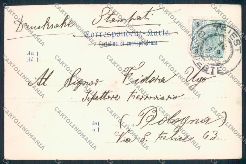 Trieste cartolina MV0722 – retro