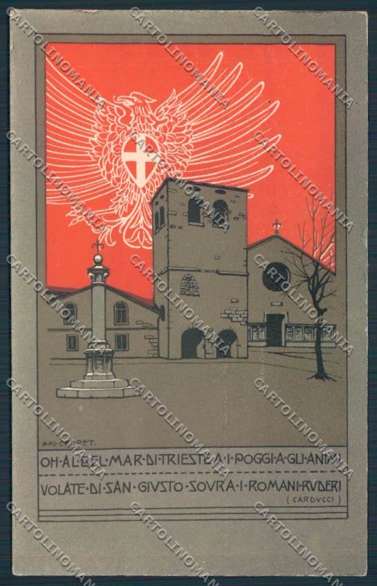 Trieste Crepet Lucca Carducci cartolina MV0730 – fronte