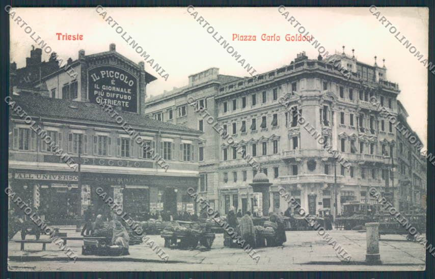 Trieste Mercato cartolina MV0731 – fronte