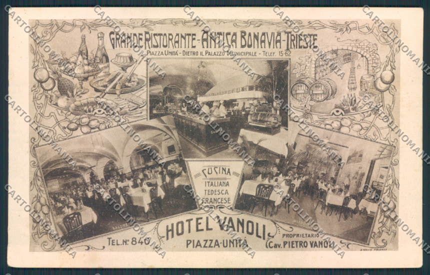 Trieste cartolina MV0736 – fronte
