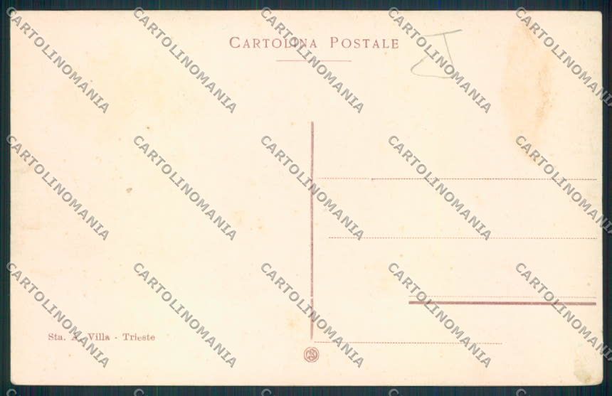 Trieste cartolina MV0736 – retro