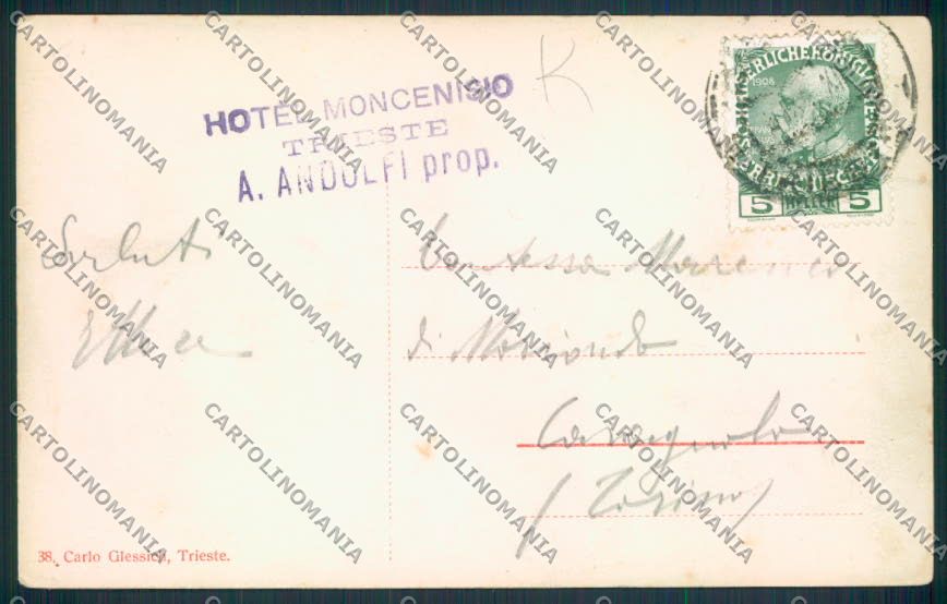 Trieste cartolina MV0746 – retro