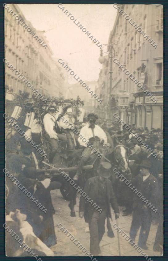 Trieste Carnevale 1913 Foto cartolina MV0757 – fronte