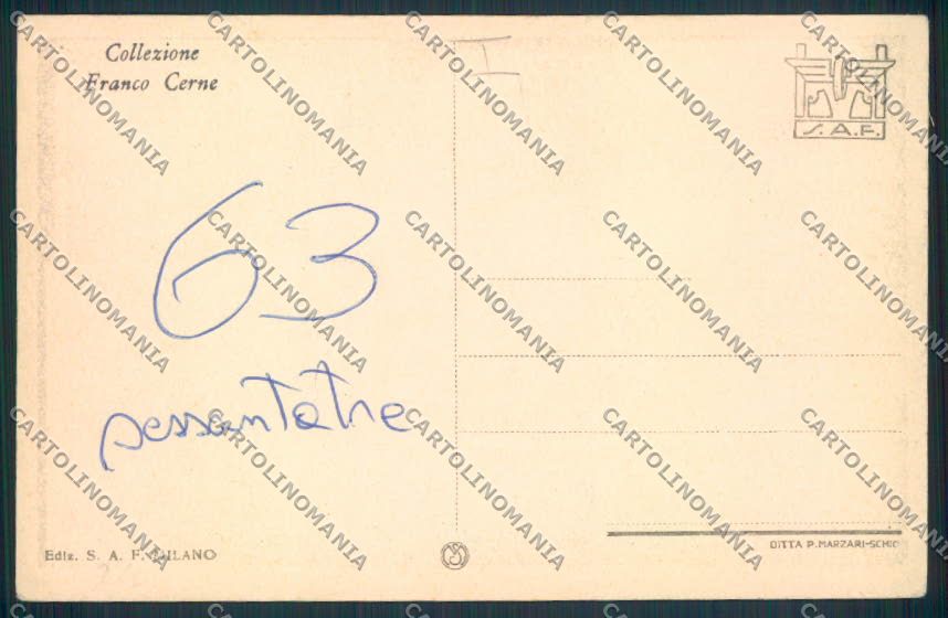 Trieste Saluti Grande Velocità cartolina MV0778 – retro