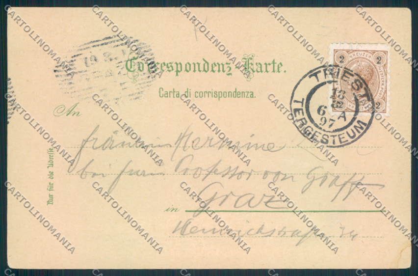 Trieste PIEGHINE Gruss cartolina MV0818 – retro