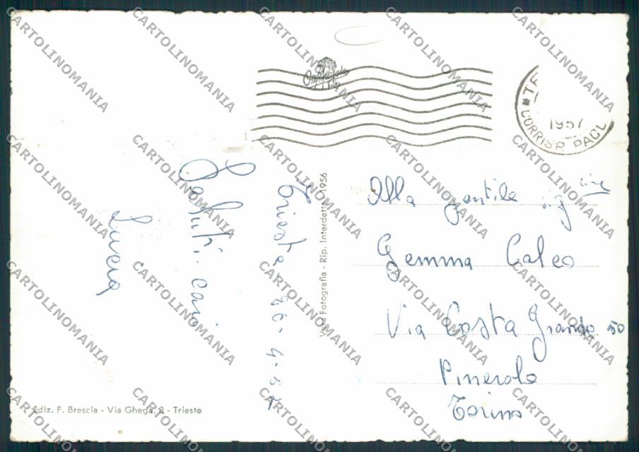 Trieste Muggia Foto FG cartolina MV0828 – retro