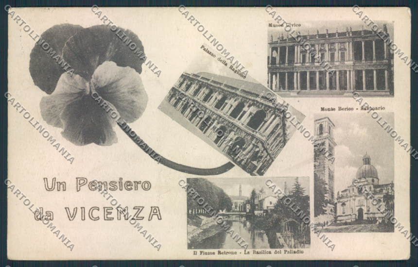 Vicenza cartolina MV0836 – fronte