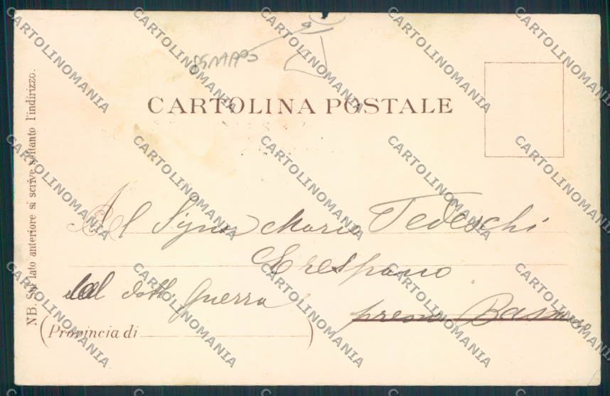 Vicenza Saluti da STRAPPO cartolina MV0837 – retro