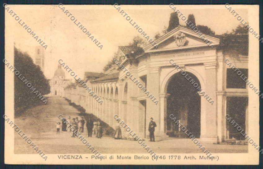 Vicenza Monteberico PIEGHINE cartolina MV0847 – fronte