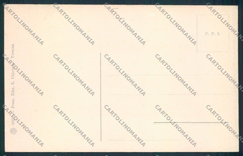 Vicenza Monteberico cartolina MV0850 – retro