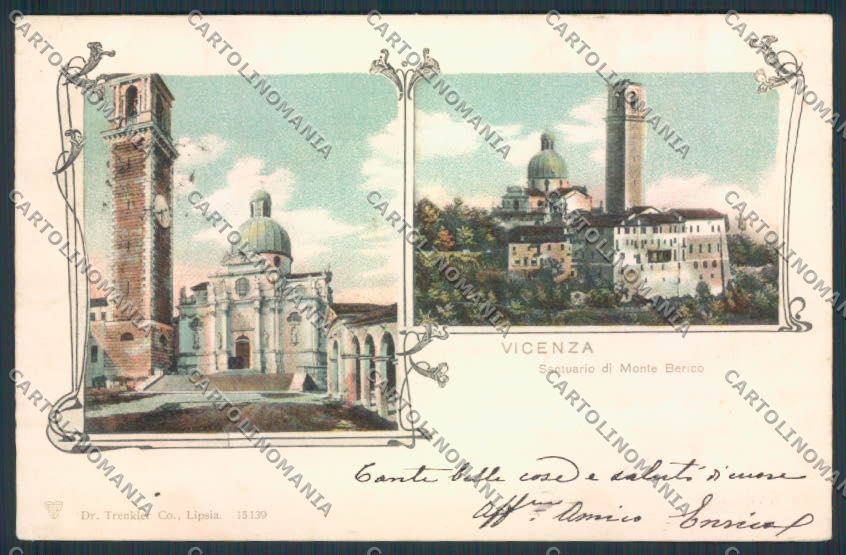 Vicenza Monteberico PIEGA cartolina MV0862 – fronte