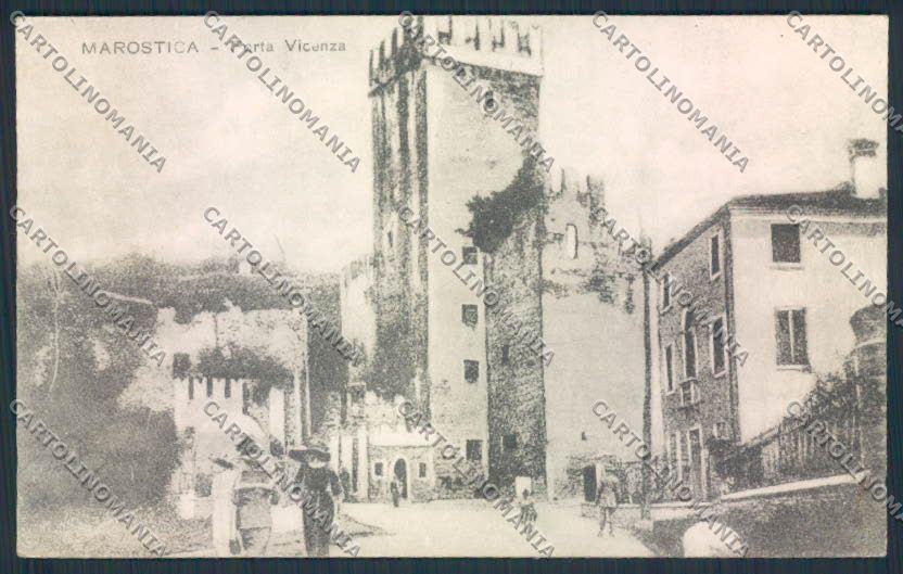Vicenza Marostica cartolina MV0867 – fronte