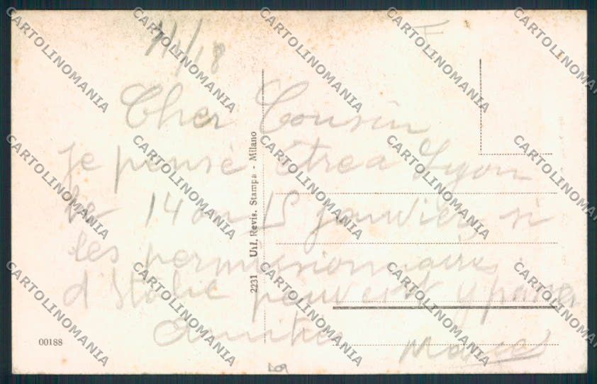 Vicenza Marostica cartolina MV0887 – retro